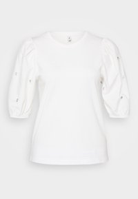 ONLEMME LIFE O NECK PUFF MIX  - Tričko s potlačou - cloud dancer