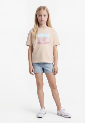 New Balance STANDS GRAPHIC TEE - T-Shirt print - bisque