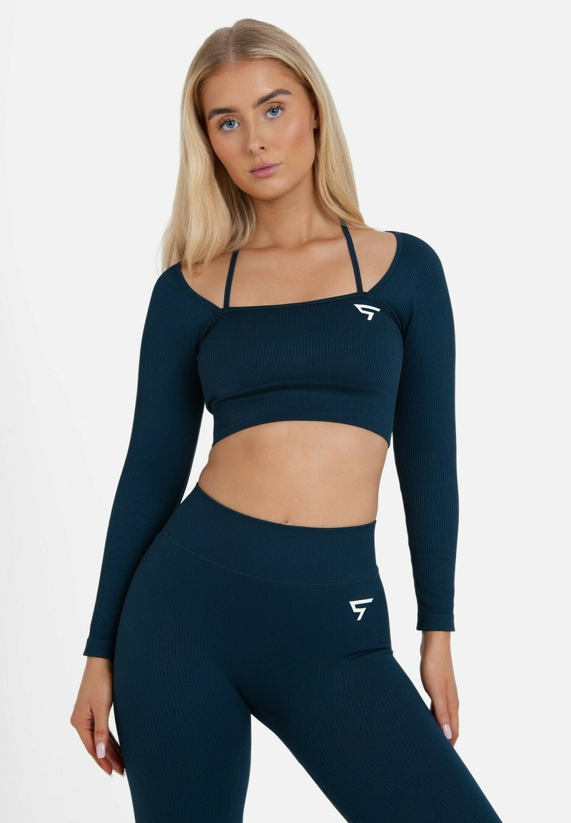 SQUATPROOF CONVEY SEAMLESS - Top s dlhým rukávom - dark teal