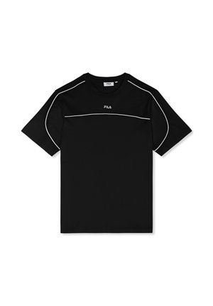 APPAREL SETTIMELO CONTRAST PIPING - Camiseta estampada - black
