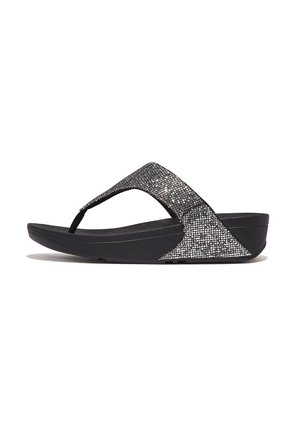 FitFlop LULU TOE POST - BALL - Zehentrenner - zilver