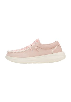 Wendy COMF Suede Crochet - Slip-Ons - Sportieve veterschoenen - pale pink multi