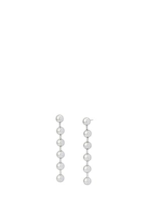 AllSaints, ALLSAINTS EBBY BALL CHAIN LINEAR STATEMENT EARRINGS - Boucles d'oreilles - silver-coloured