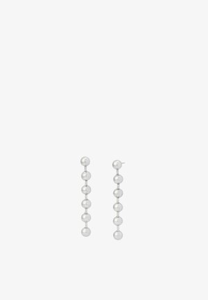 AllSaints, ALLSAINTS EBBY BALL CHAIN LINEAR STATEMENT EARRINGS - Boucles d'oreilles - silver-coloured