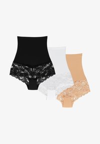 Geselecteerd, beige/white/black