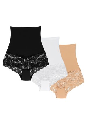 PRECIOSA 3 PACK - Stahovací prádlo - beige/white/black