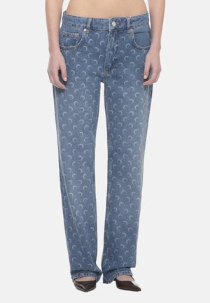 MARINE SERRE, JEANS MOON - Jeans a sigaretta - blu