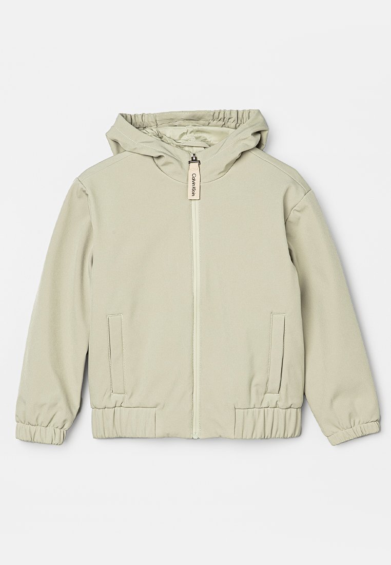 Calvin Klein Jeans Softshelljas lichtgroen