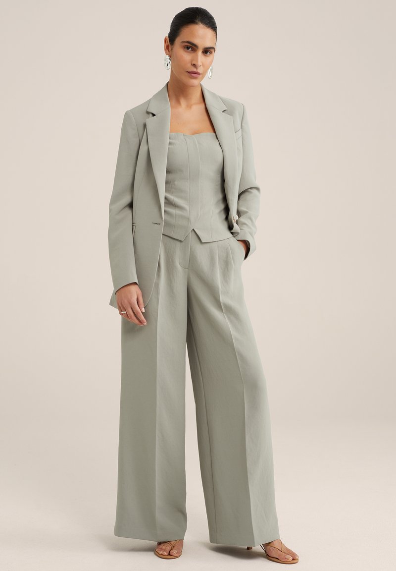 WE Fashion Top groen-metallic WE Fashion Top groen-metallic