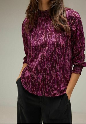 Blouse - mottled brown