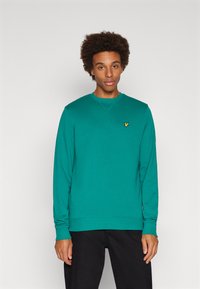 Lyle & Scott CREW NECK - Sportinis megztinis - court green