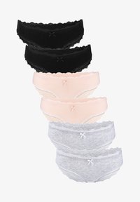 Selected, schwarz grau rosa