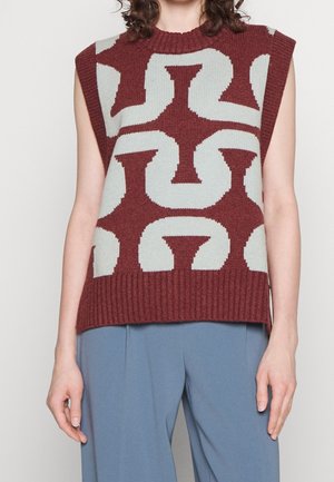 Strickpullover - bordeaux