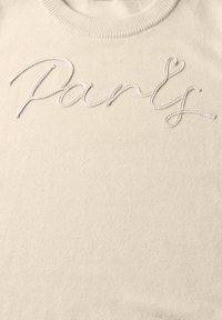 Street One PULLOVER MIT EMBOIDERY WORDING - Pullover - pure beige