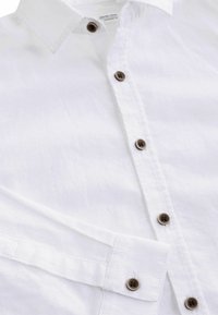 Next LONG SLEEVE LINEN BLEND SHIRT - Pluus - white