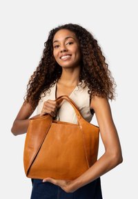 RE:DESIGNED JONA SMALL - Bolso shopping - burned tan