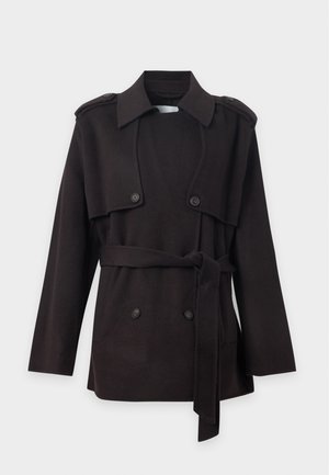 IVY OAK, Short coat - dark brown