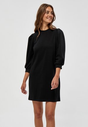 MIKA 3/4 SLEEVE  - Svetríkové šaty - zwart
