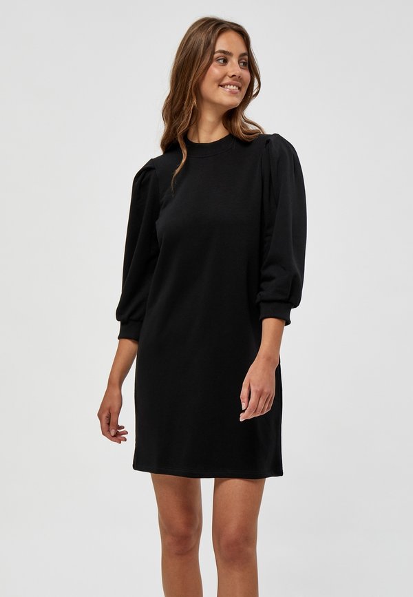 MIKA 3/4 SLEEVE  - Strickkleid - zwart