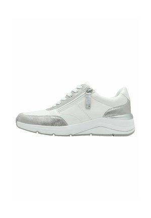 Trainers - white silver