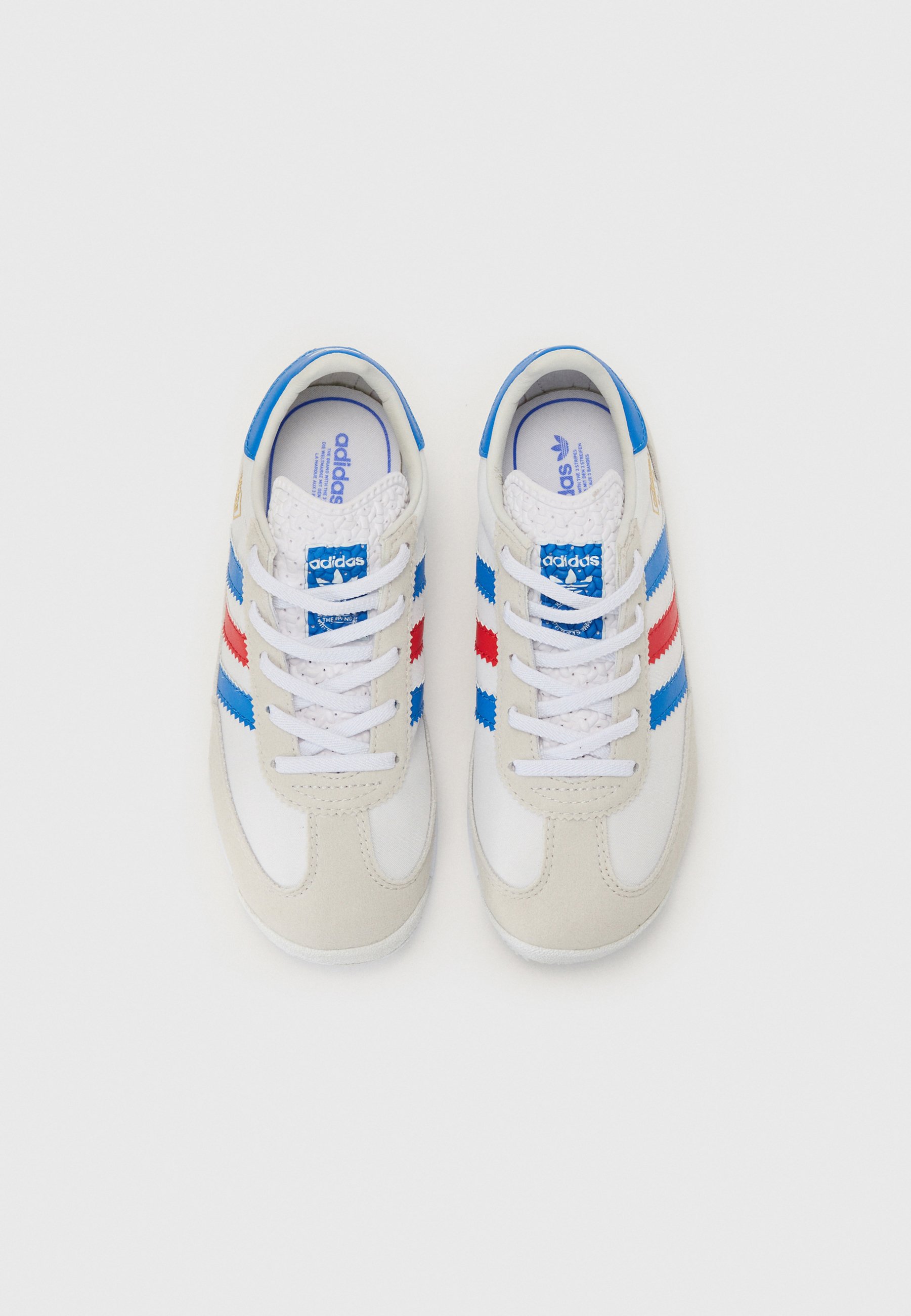 adidas rom white blue red