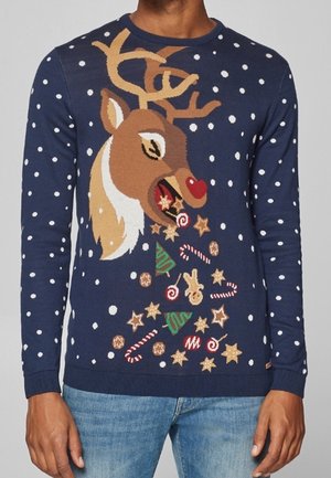 Strickpullover - dark blue