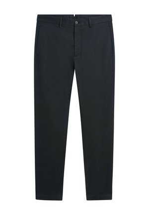 Massimo Dutti, SLIM FIT TEXTURED TROUSERS - Bukser - mottled dark blue