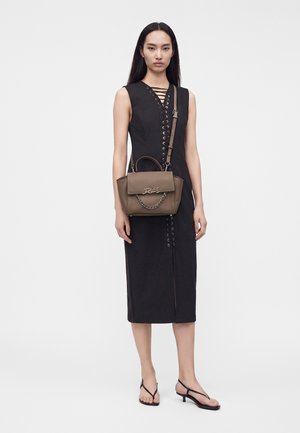 KARL LAGERFELD, K/SIGNATURE - Дамска чанта - taupe