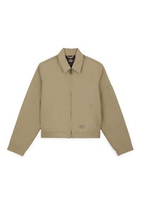 LINED EISENHOWER CROP W REC - Jas - khaki