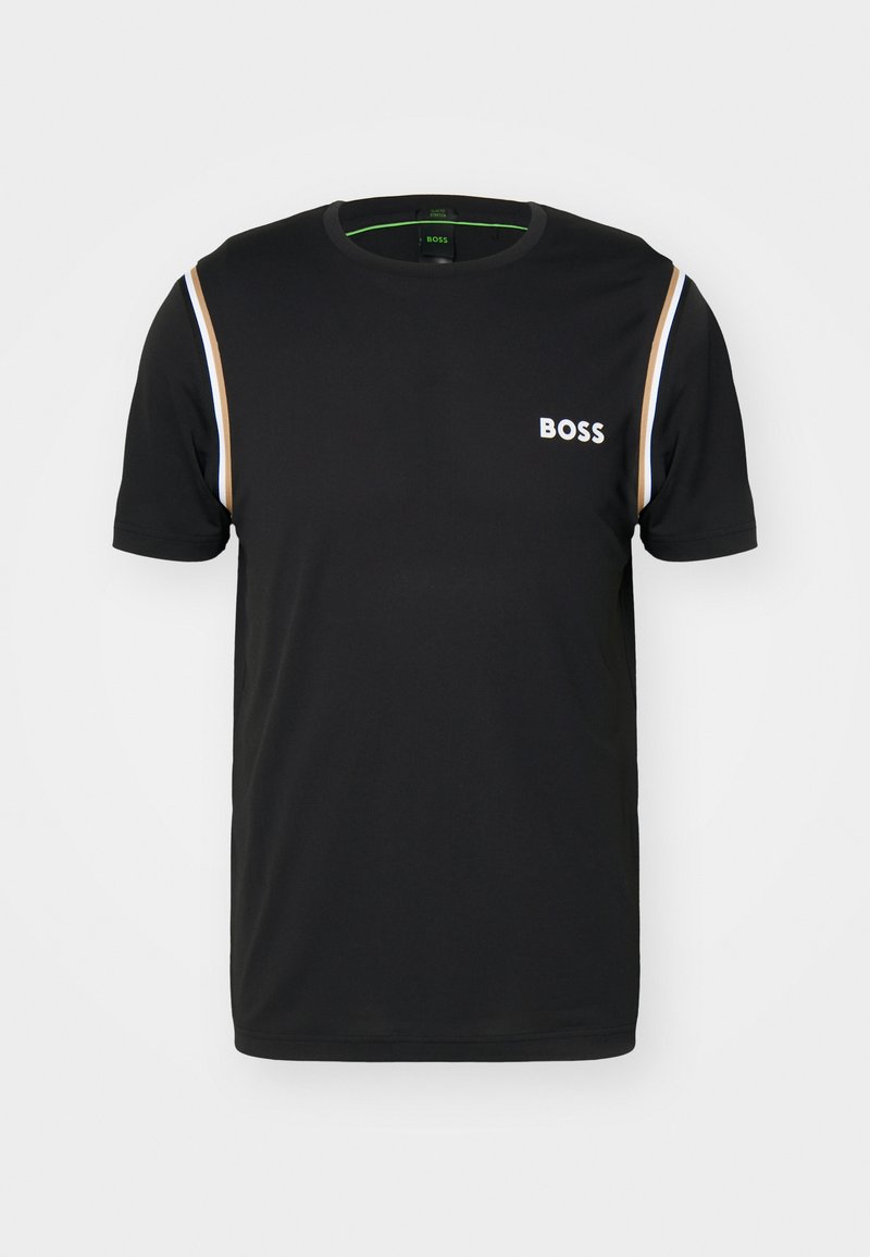 Boss T-shirt print zwart