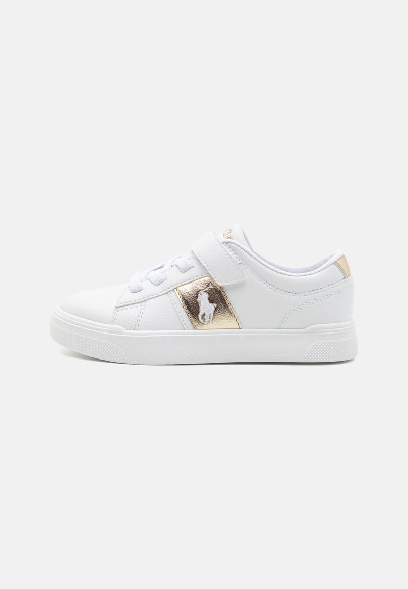 Polo Ralph Lauren - FRAZIER UNISEX - Sneaker low - white/gold, Vergrößern