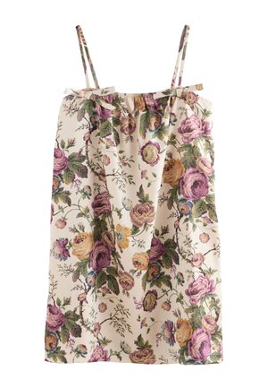 Laura Ashley, FLORAL - Day dress - champagne gold