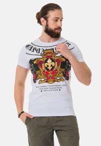 Cipo & Baxx - T-Shirt print - white Thumbnail-Bild 1