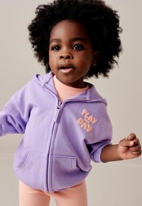 Next ZIP THROUGH 3 PIECE SET  - REGULAR FIT - Sweatjakke - purple