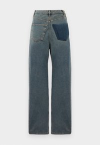 PANTS 5 POCKETS - Avar lõikega teksad - light grey