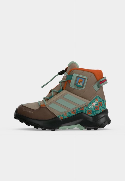 adidas TERREX MID MINECRAFT UNISEX - Lace-up ankle boots - trace khaki/hazy green/earth strata — photo 2