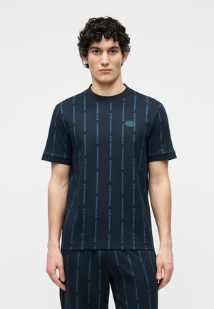 TRAIN GRAPHIC TEE MONOGRAM UNISEX  - Majica kratkih rukava s printom - blue/blue sapphire fancy