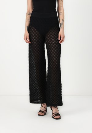 ALISSA PANTS - Trousers - black