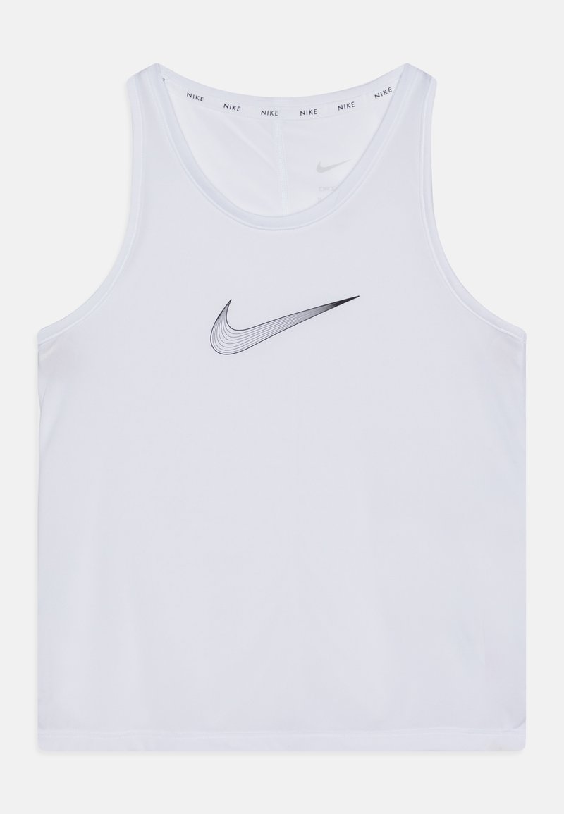 Nike Performance DF ONE TANK UNISEX - Top - white/black