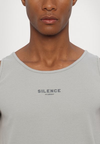 Han Kjøbenhavn SLIM TANK UNISEX - Μπλούζα - steel grey
