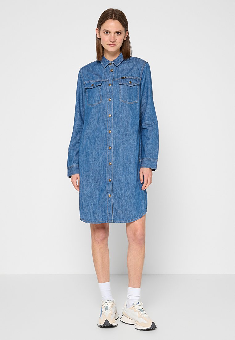 Lee Jeansjurken blauw denim/bluedenim