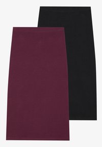 2 PACK - Kokerrok - black/bordeaux