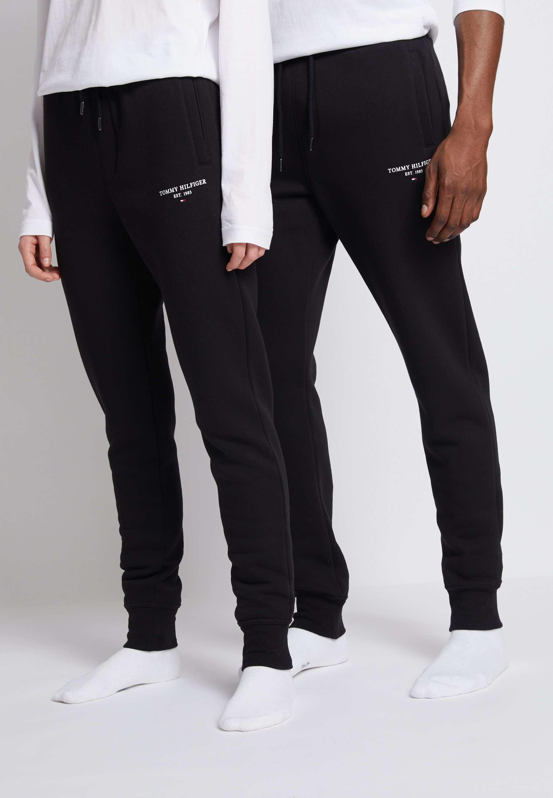 Tommy LOGO SWEATPANTS - Træningsbukser - black/sort - Zalando.dk