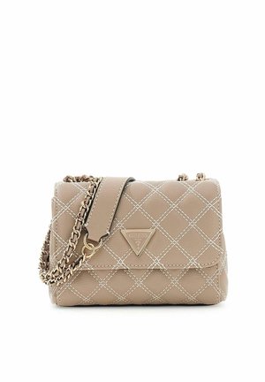 GIULLY MINI COMPARTMENT CONVERTIBLE FLAP - Borsa a tracolla - pale mocha