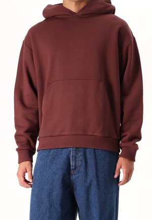 Hættetrøje - dark brown