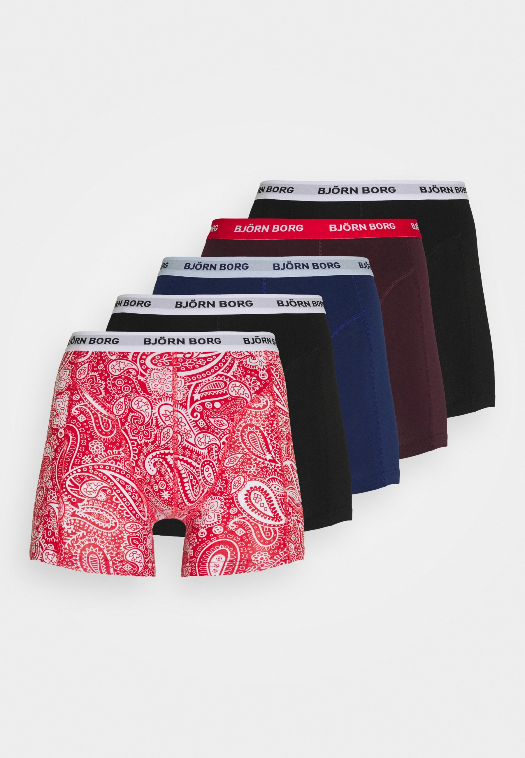 Björn Borg ESSENTIAL BOXER 5 PACK - Onderbroeken - multipack/Zwart -  Zalando.nl