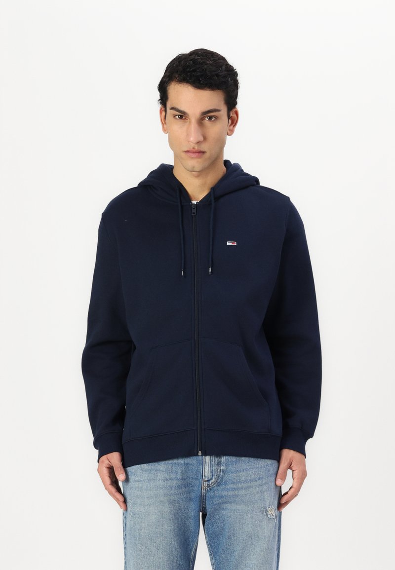 Tommy Jeans - FLAG ZIP - Felpa con zip - dark night navy, Ingrandire