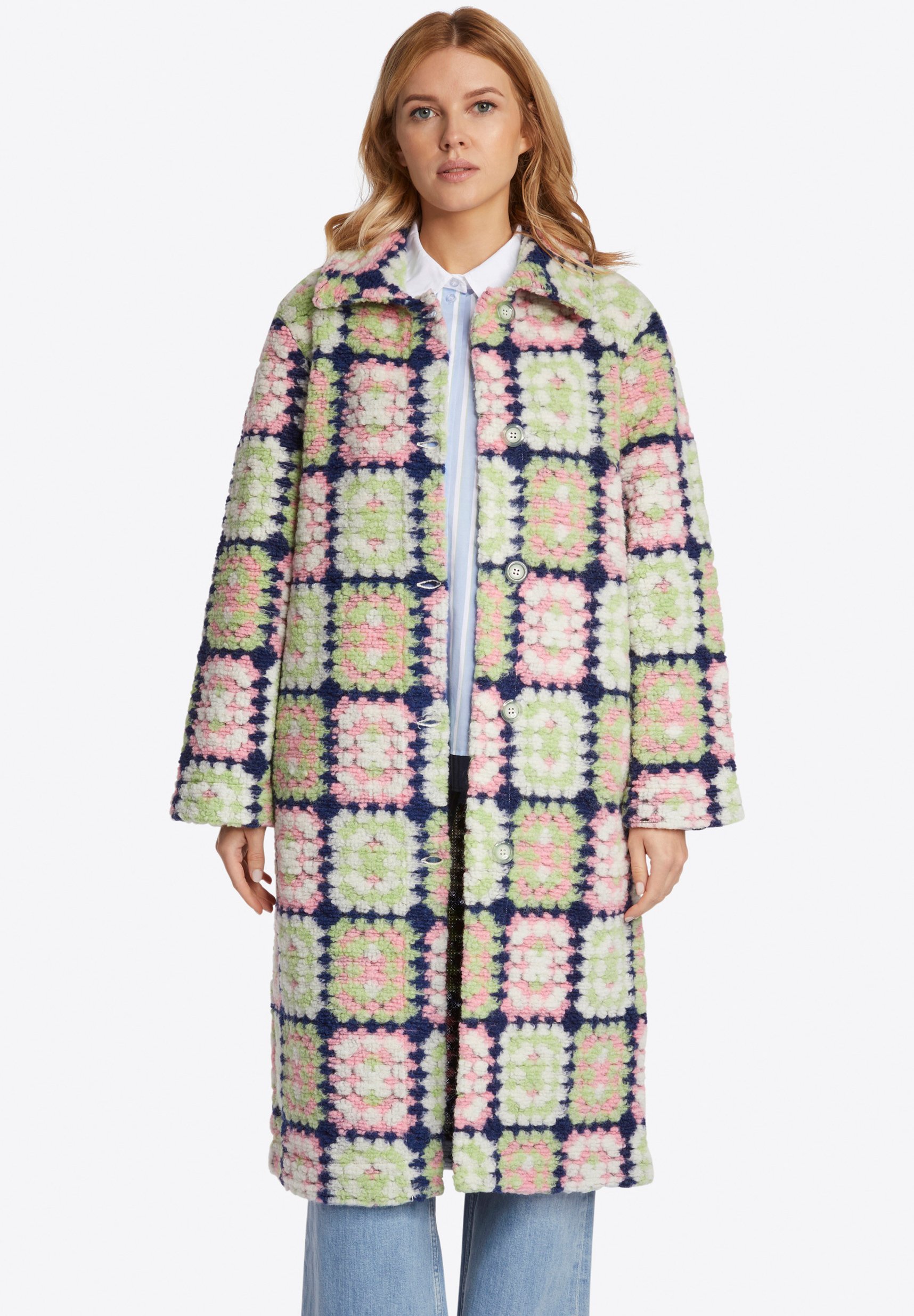 Rich & Royal IM CHUNKY -LOOK - Klassischer Mantel - original/grün  