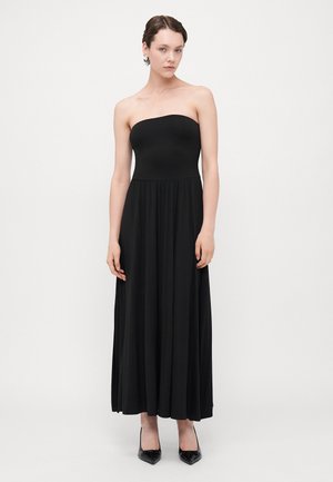 STRAPLESS DROPWAIST DRESS - Maksi garuma kleita - true black