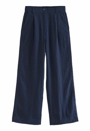 BLEND WIDE LEG - Püksid - navy blue